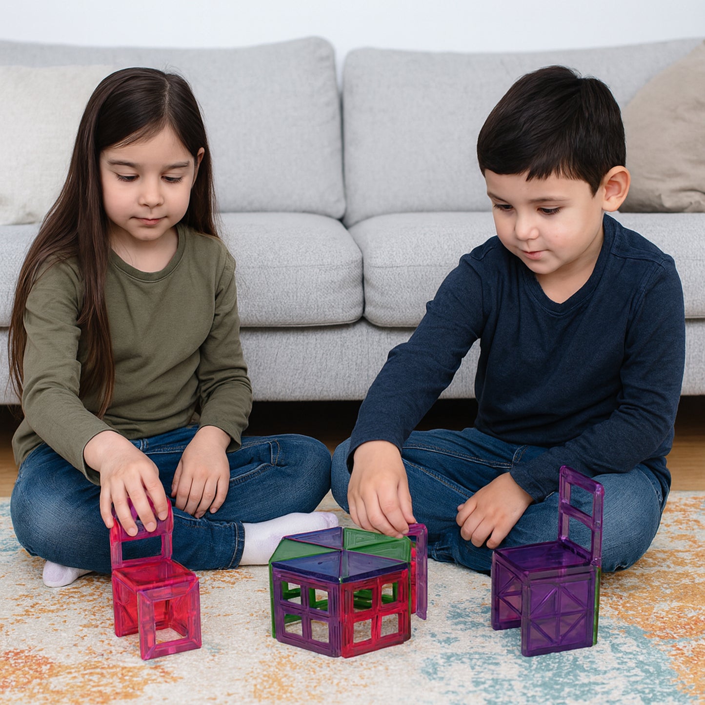 26 Piece Magnetic Building Blocks Set for Kids - STEM Learning Toy - Happy Price - Image 7