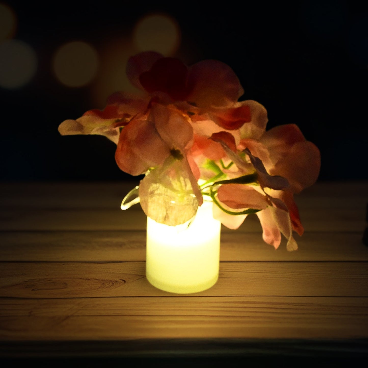 LED Mood Lamp with Flower Vase for Bedroom Decor (1 Piece) - Happy Price - Image 5