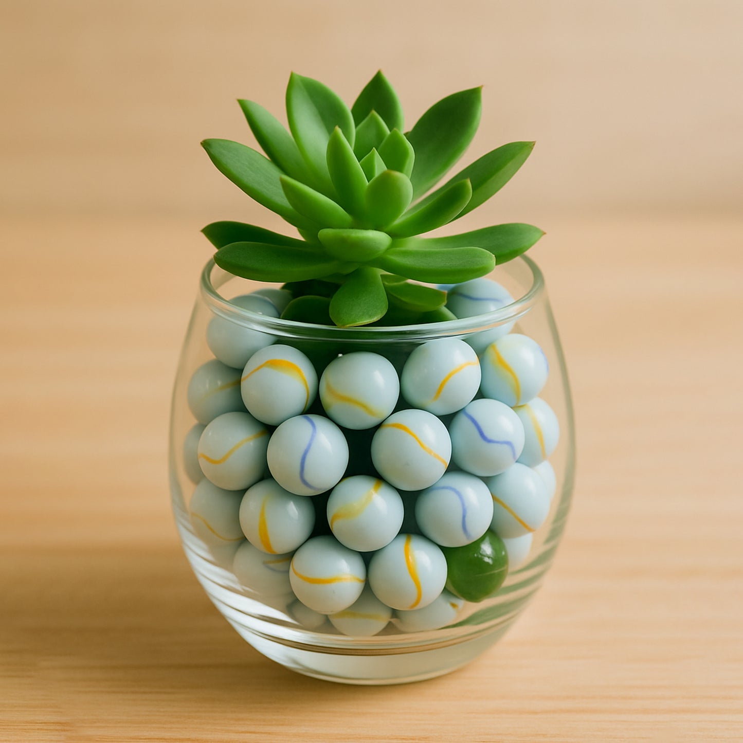 Classic White Glass Marbles with Swirls - Approx 30 Pcs Pack for Games & Crafts - Happy Price - Image 5