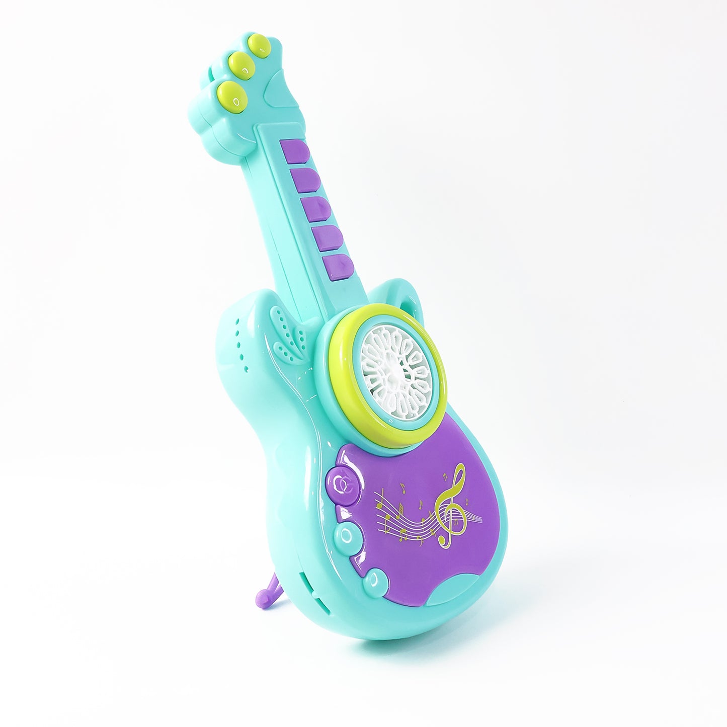 Automatic Guitar-Shaped Bubble Machine Set for Kids - Battery Operated Fun Toy - Happy Price - Image 2