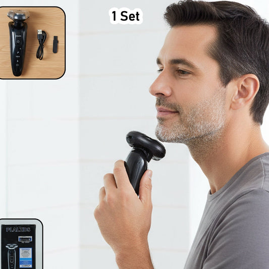 Rechargeable Electric Rotary Shaver Trimmer For Men (1 Set)