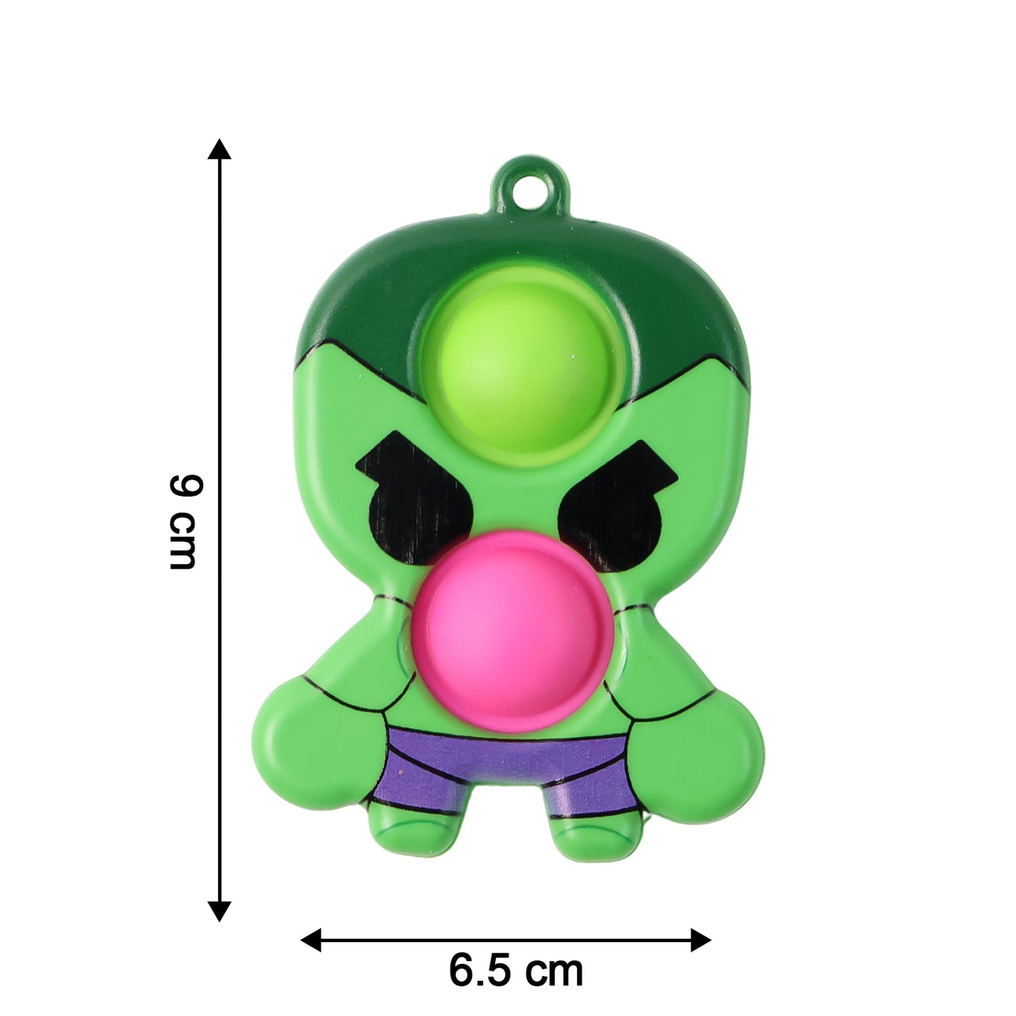 Silicone Sensory Fidget Toy with Keychain Clip - 1 Pc - Happy Price - Image 5