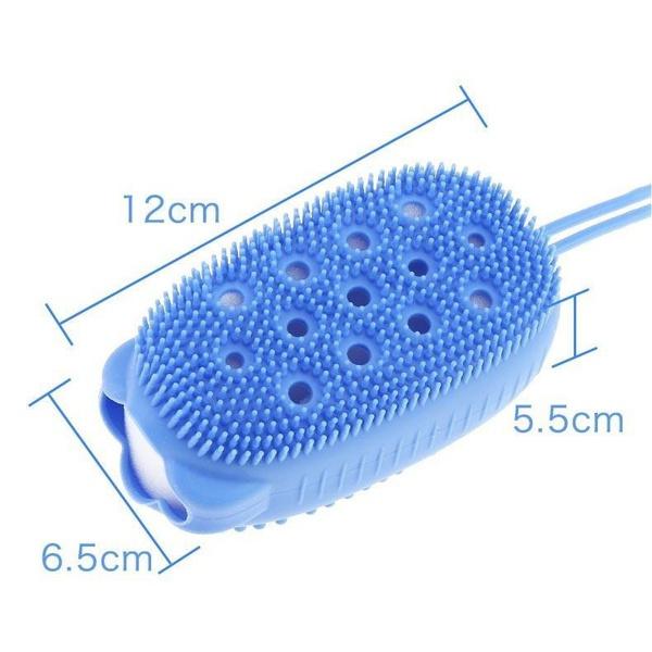 Silicone Bubble Bath Spa Super Soft Body Scrubbing Brush - Happy Price - Image 6