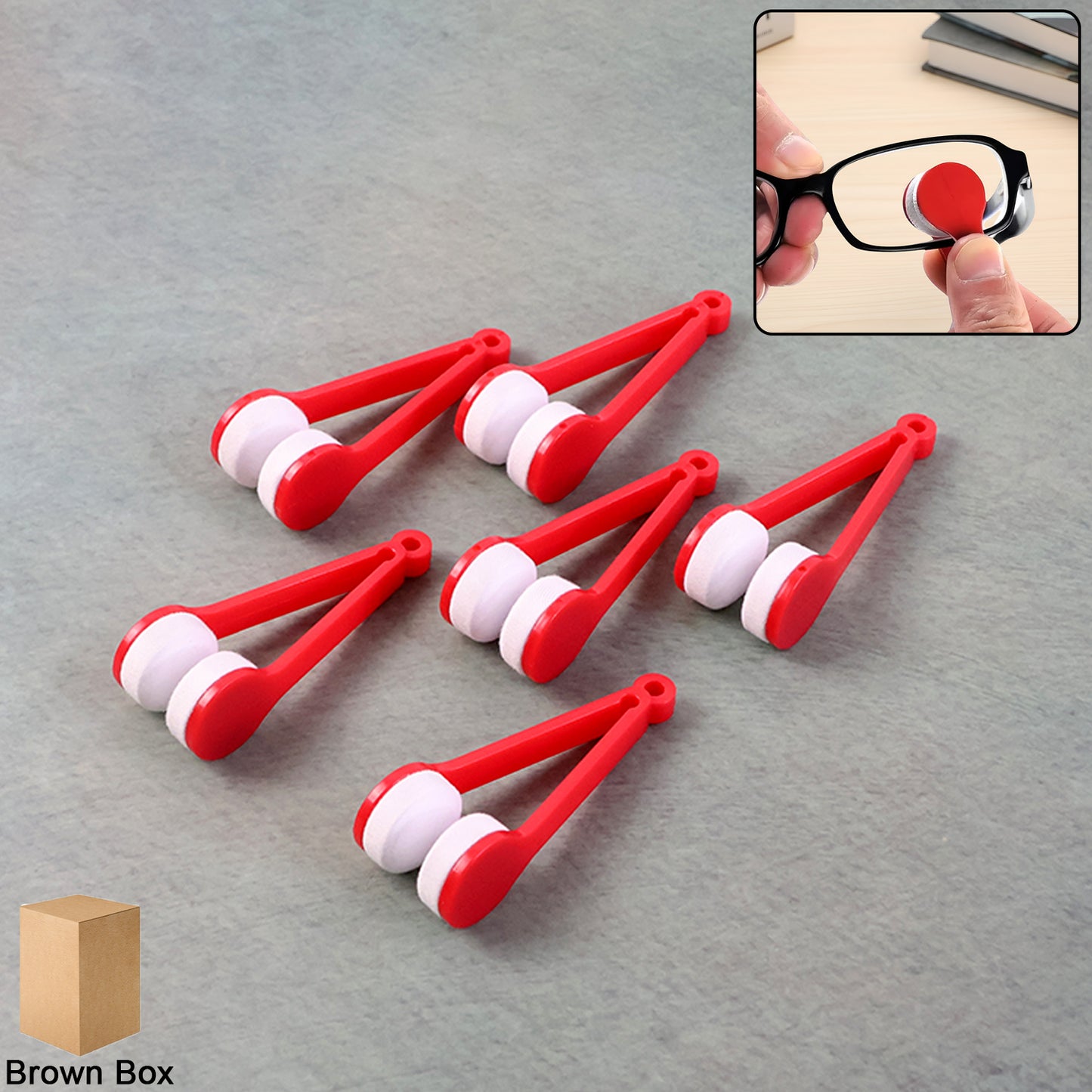 6 Pcs Portable Lens Cleaner Tool for Glasses & Sunglasses - Happy Price - Image 2