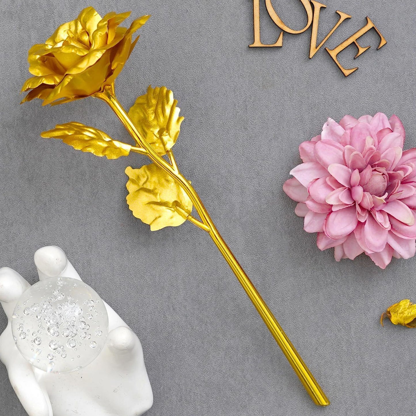Golden Rose & Rose Almonds Gift Set - 1 Set - Happy Price - Image 5