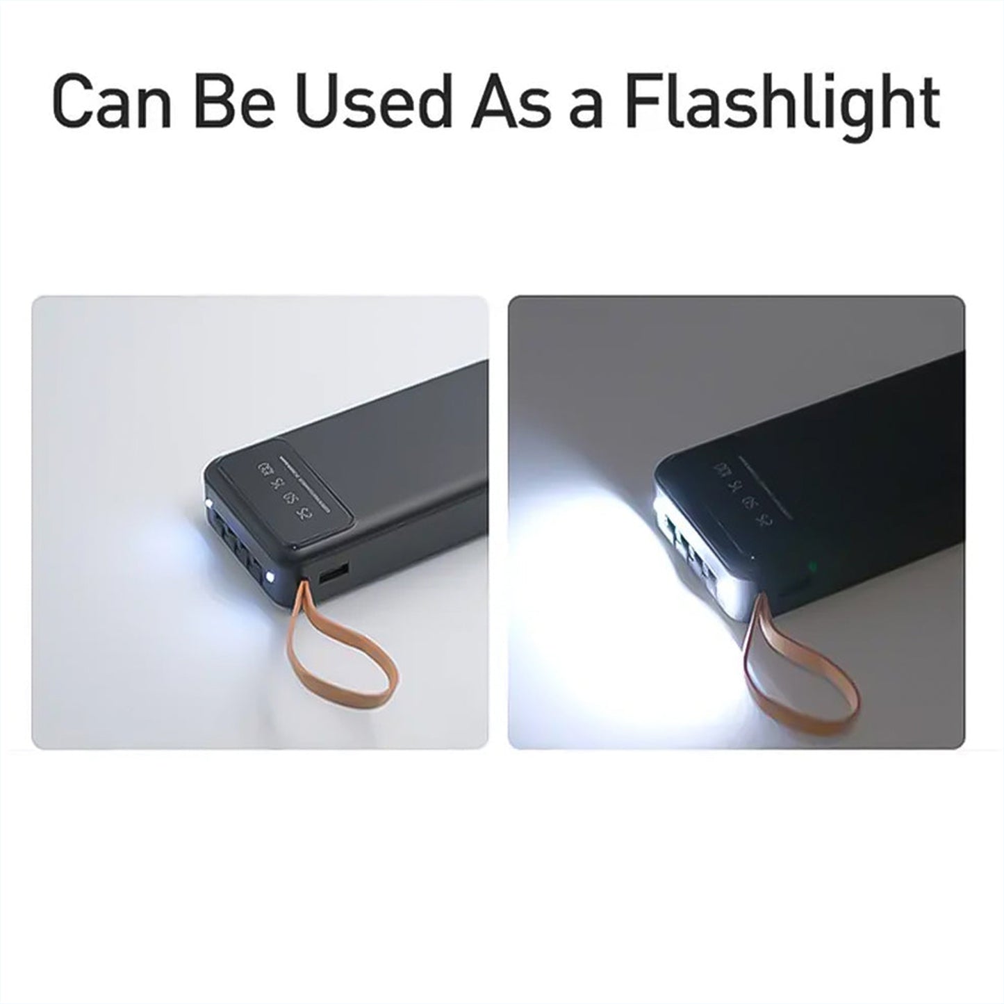 10000mAh Power Bank with 12W Fast Charging & Built-in Cables (1 Pc) - Happy Price - Image 6