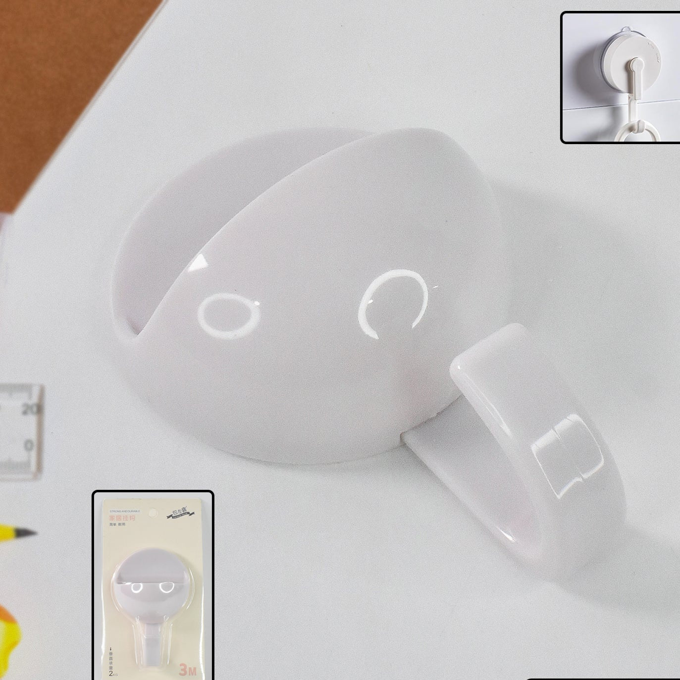 Multipurpose Stronghook Self-adhesive Hooks For Wall Heavyduty Hook - Happy Price - Image 1