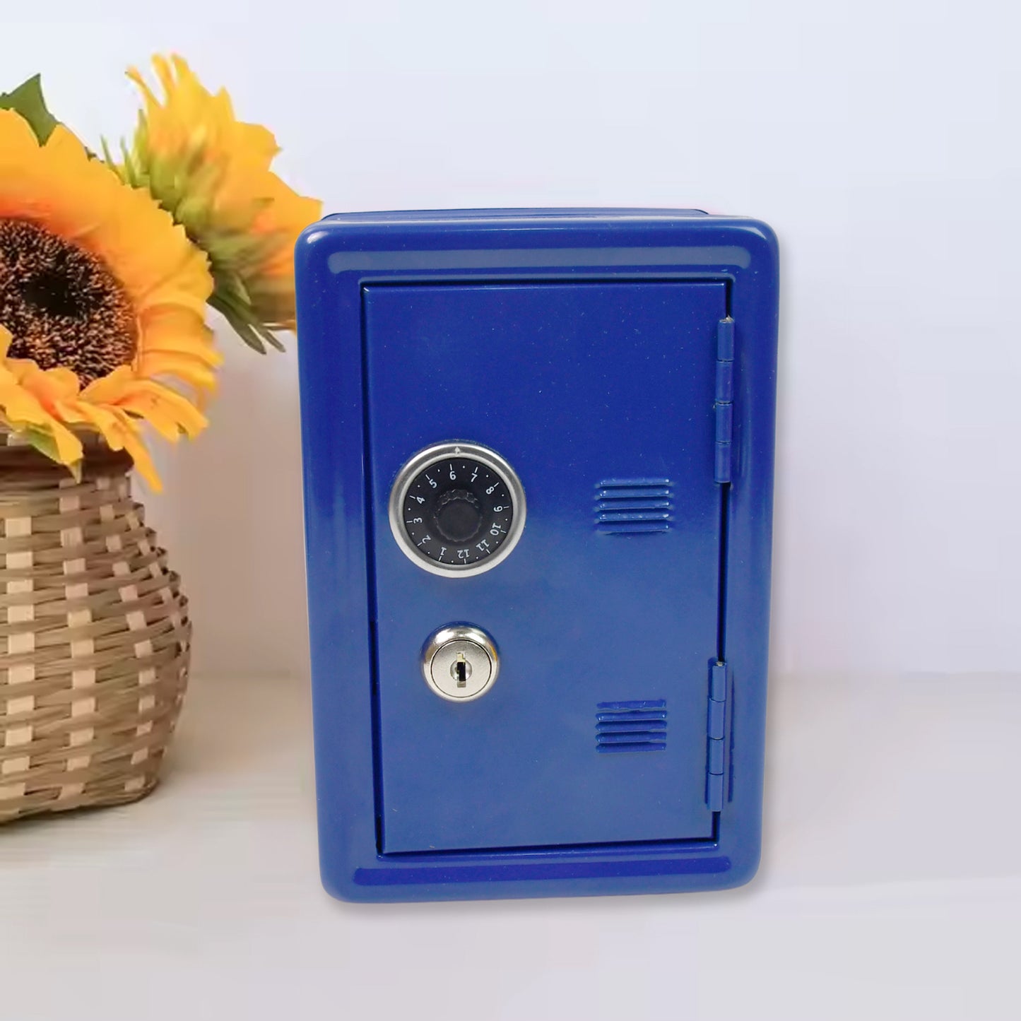 Mini Metal Cash Box Safe Creative Piggy Bank With 2 Key (1 Pc) - Happy Price - Image 3