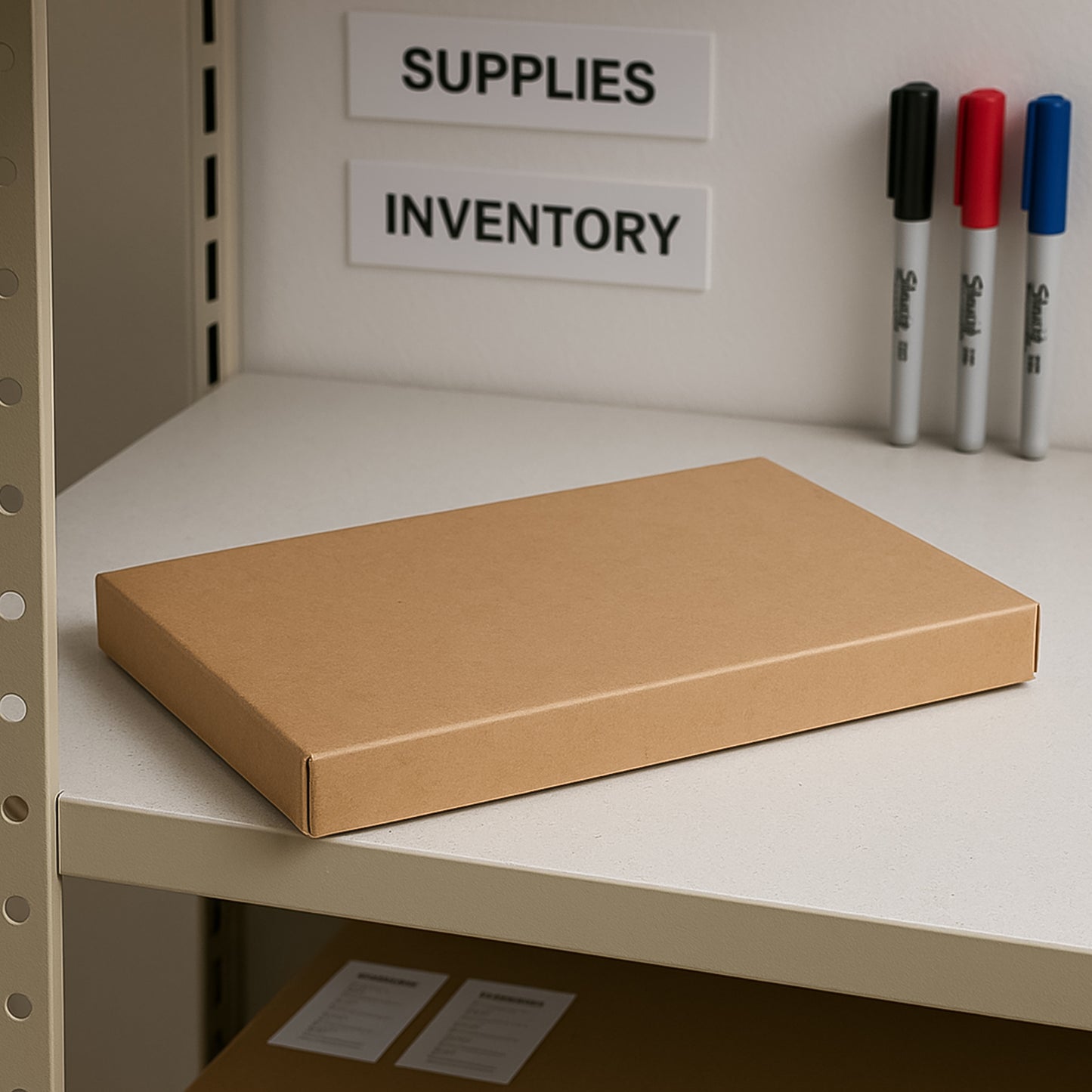 Sturdy Brown Corrugated Box for Secure Packaging - 30x20x3 cm, 1 Piece - Happy Price - Image 2
