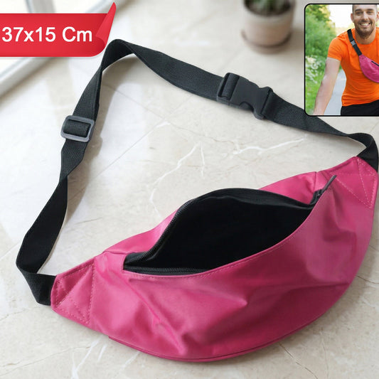 Adjustable Waist Bag 1 Pc  Lightweight Travel Fanny Pack With Zipper