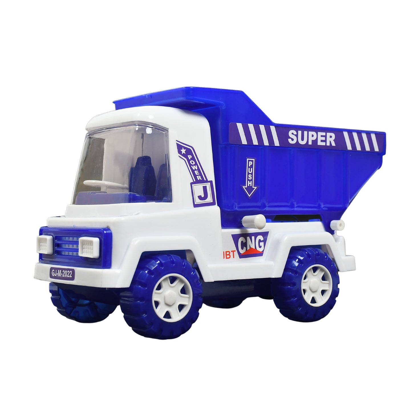 Big Size Friction Powered Dumper Toy Truck For Kids.  With Opening Container Feature.  Strong  Durable Plastic Material.  Indoor  Outdoor Play.  Miniature Scaled Models Truck - Happy Price - Image 2