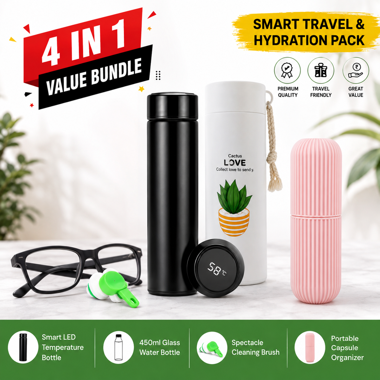 Smart Travel & Hydration Pack