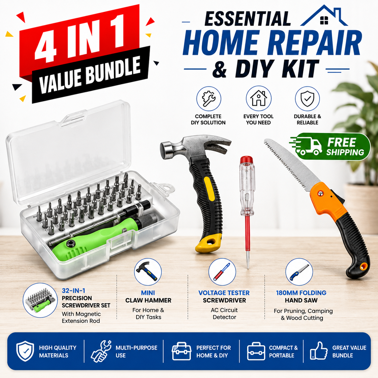 Essential Home Repair & DIY Kit