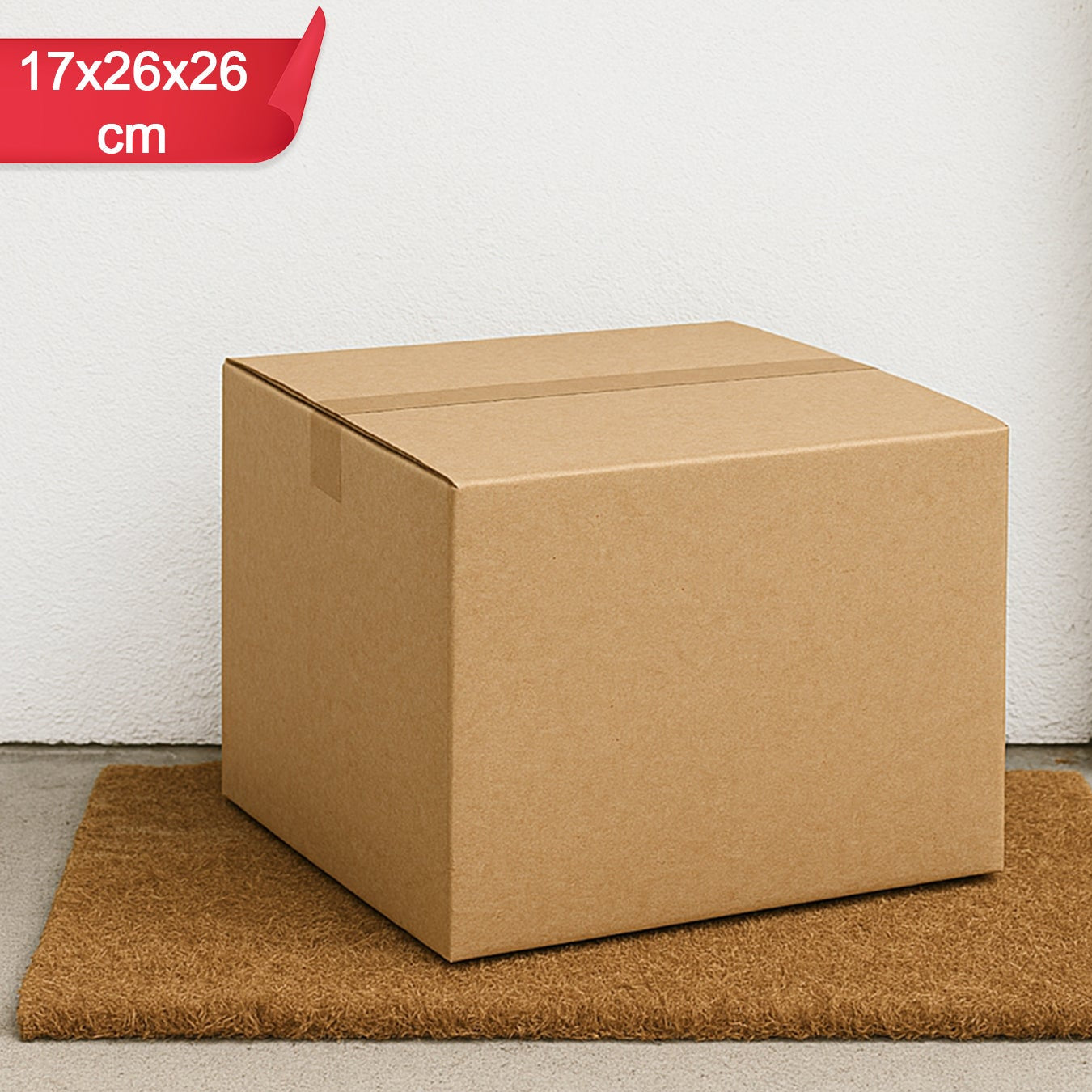 Heavy-duty Brown Box For Product Packing (17x26x26 Cm  1 Pc) - Happy Price - Image 1
