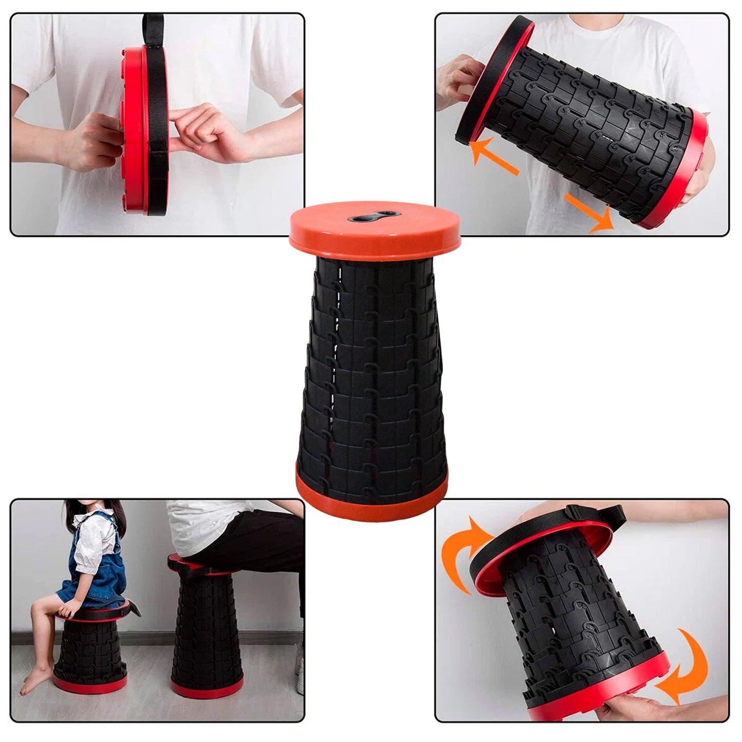 Retractable Folding Stools (1 Pc) - Happy Price - Image 5
