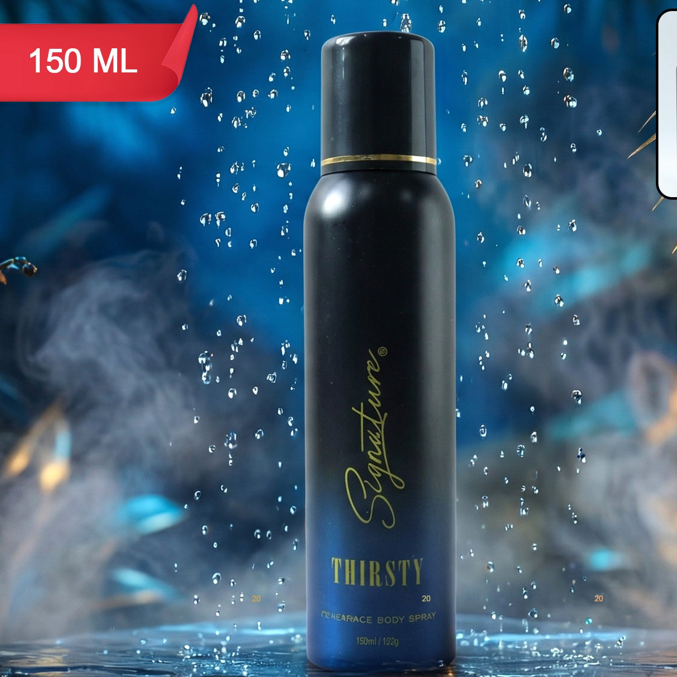 Signature Premium Thirsty Fragrance Body Spray For Men 150 Ml