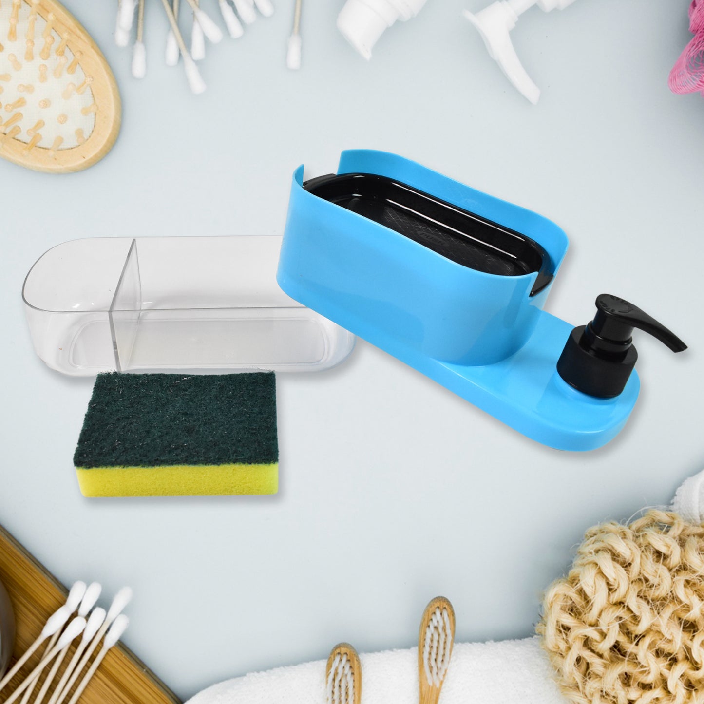 3 In 1 Dishwashing And Handwash Liquid Soap Dispenser (3 In 1 Dispenser) - Happy Price - Image 4