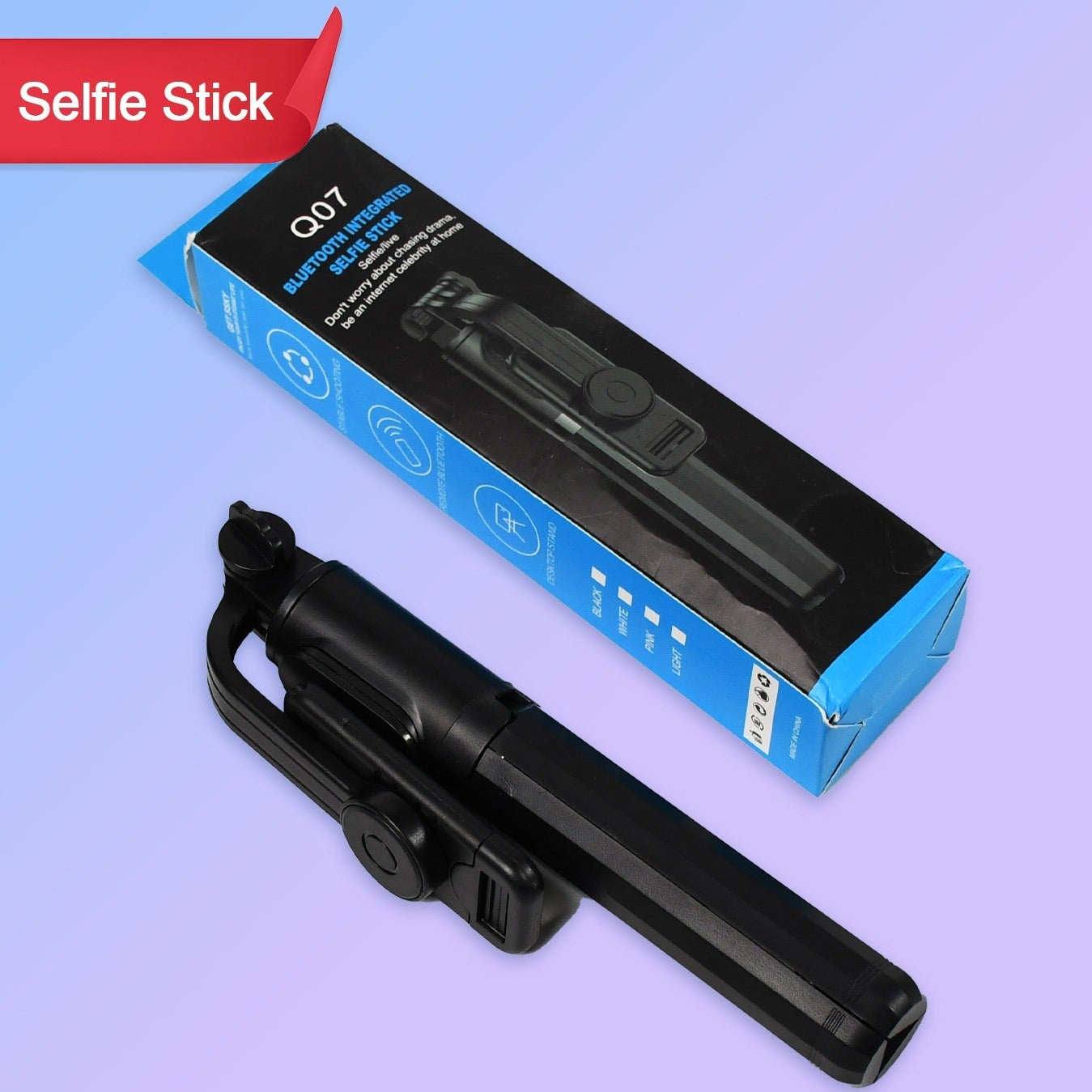 Bluetooth Selfie Stick Portable Phone Tripod Stand For Mobile - Happy Price - Image 1