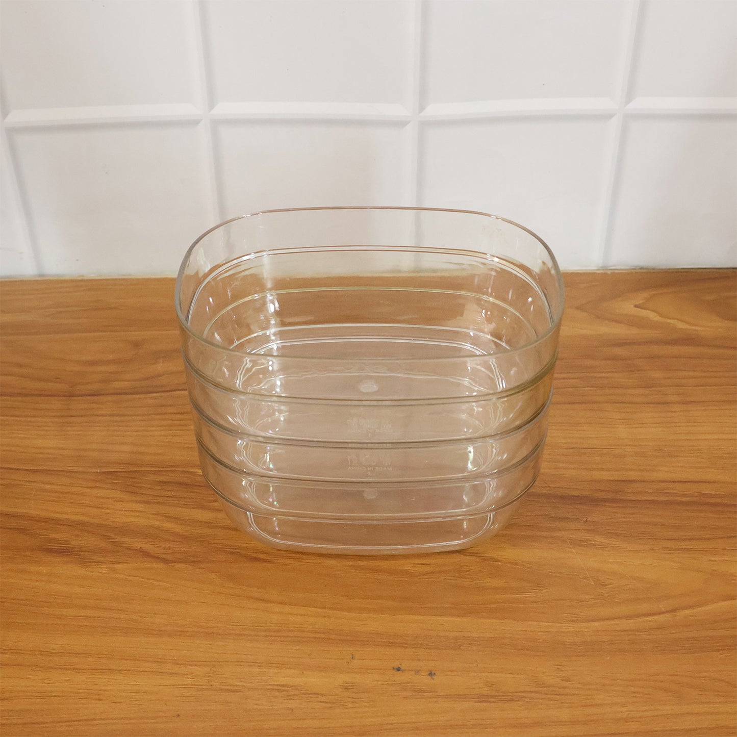Clear Glass Serving Bowl Set - 4 Piece Multipurpose Kitchen Bowls - Happy Price - Image 7