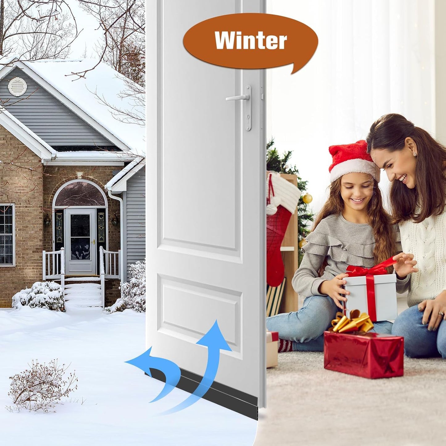 1 Meter Self-adhesive Silicone Door Bottom Seal Strip (1 Mtr  1 Pc) - Happy Price - Image 5