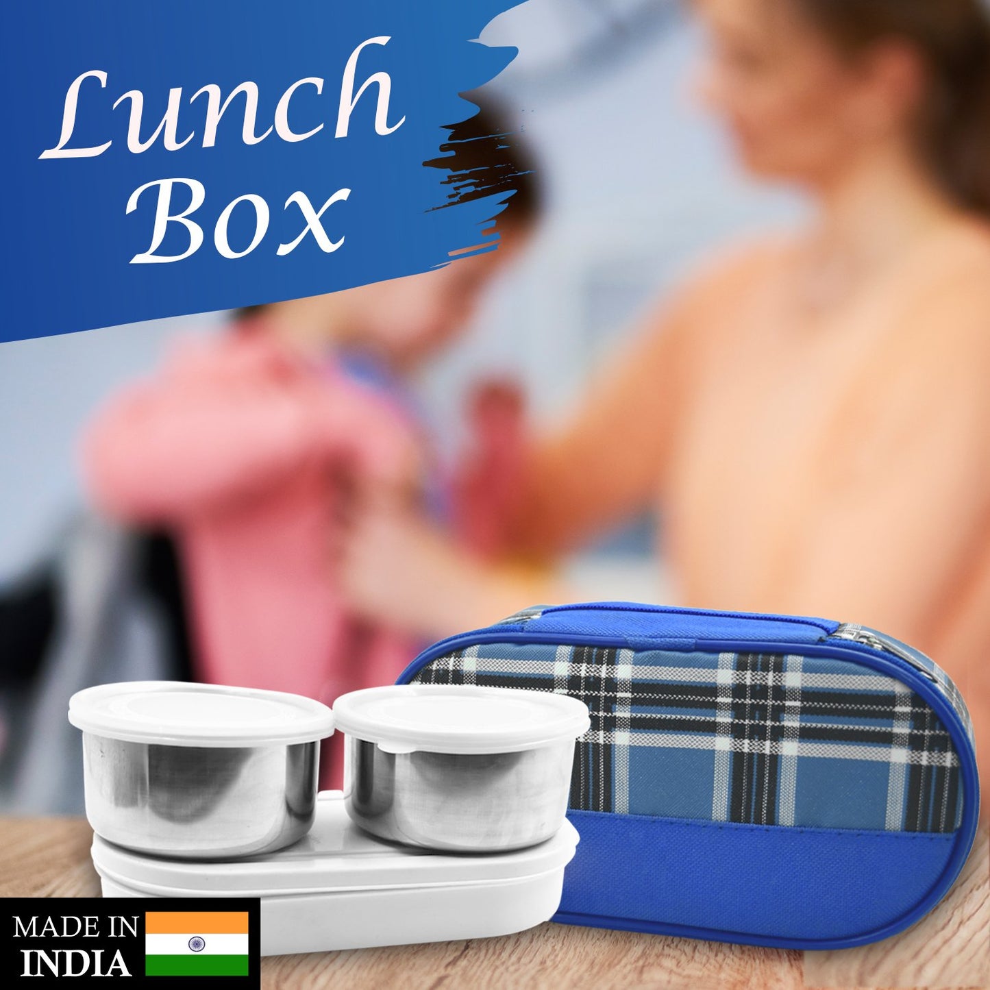 Corporate Lunch Stainless Steel Containers (Set Of 3) - Happy Price - Image 2