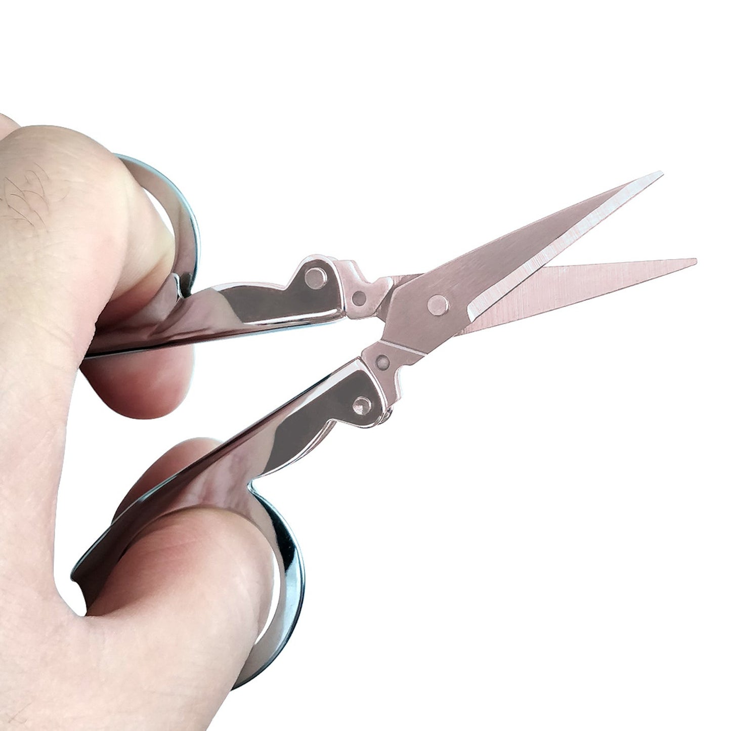 Folding Scissor 3.5inch Used In Crafting And Cutting Purposes For Childrens And Adults. - Happy Price - Image 6