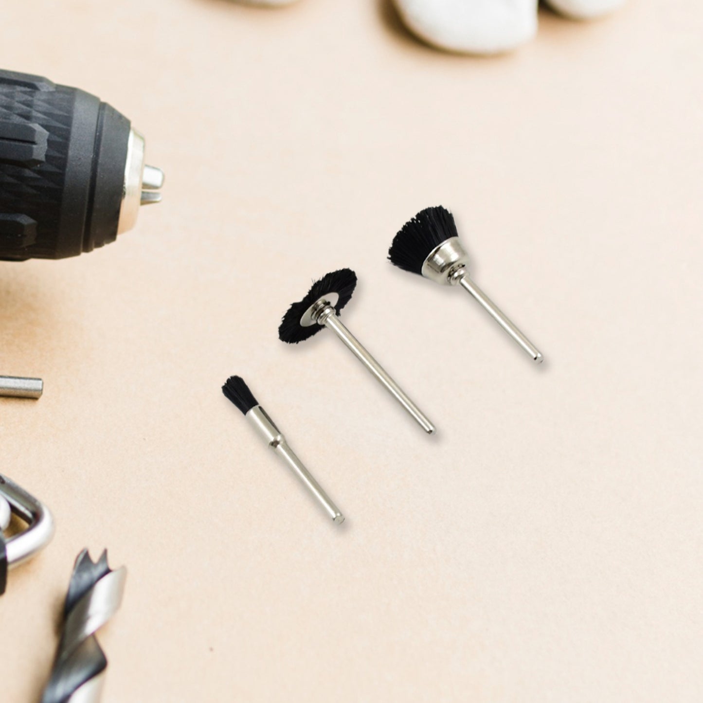 Brass Wire Wheels 3 Pcs Brass Wire Wheels Rust Removal Tool - Happy Price - Image 3