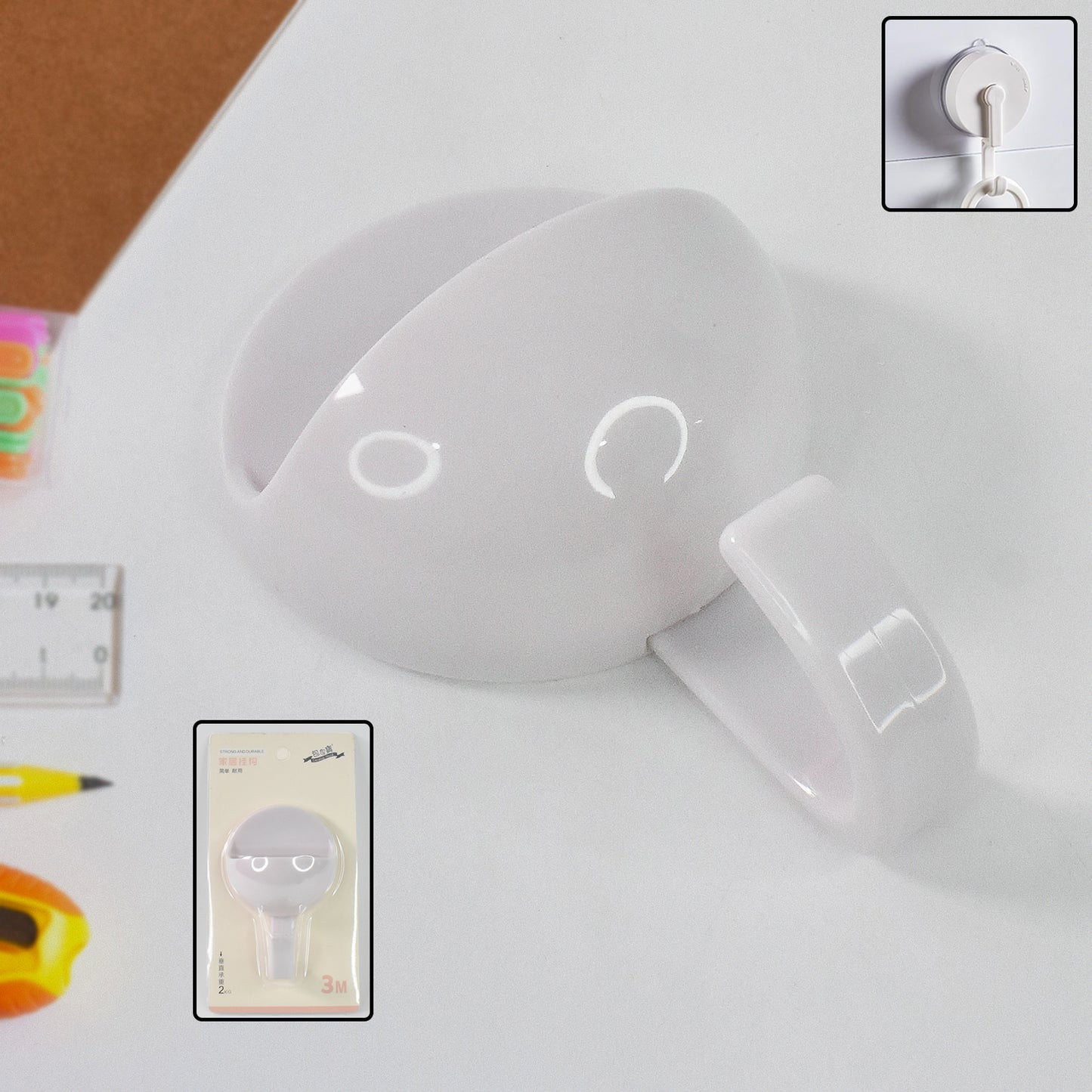 Multipurpose Stronghook Self-adhesive Hooks For Wall Heavyduty Hook - Happy Price - Image 2