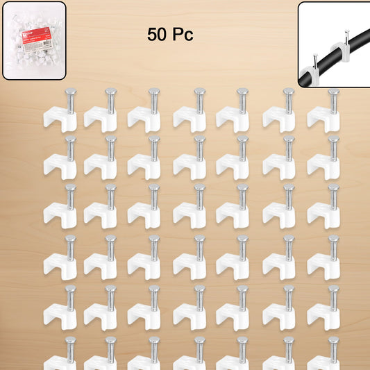 Nail Cable Clips For Wire Management (10mm  50 Pc) - Happy Price - Image 1