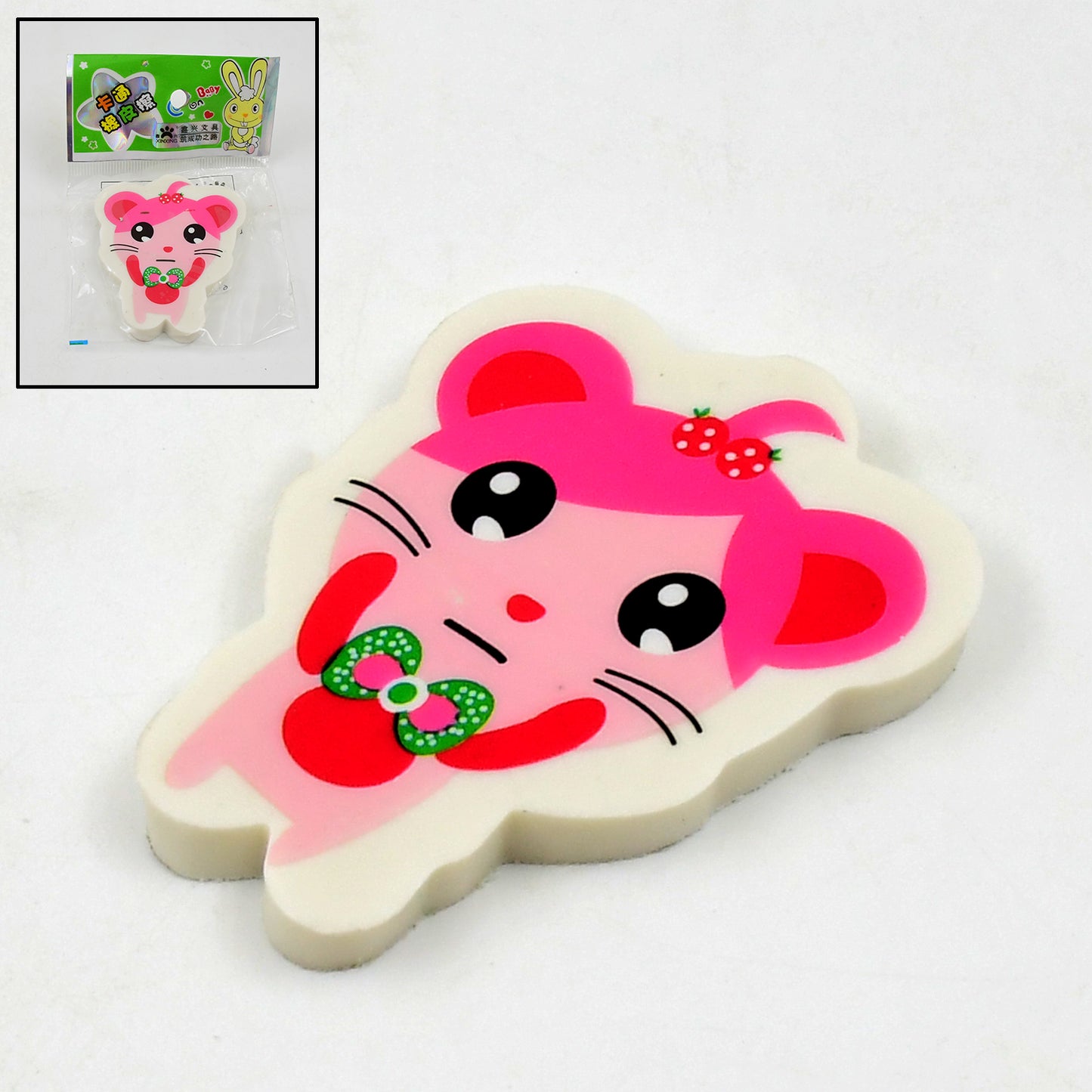Cartoon Design Eraser (1 Pc  Mix Design) - Happy Price - Image 2