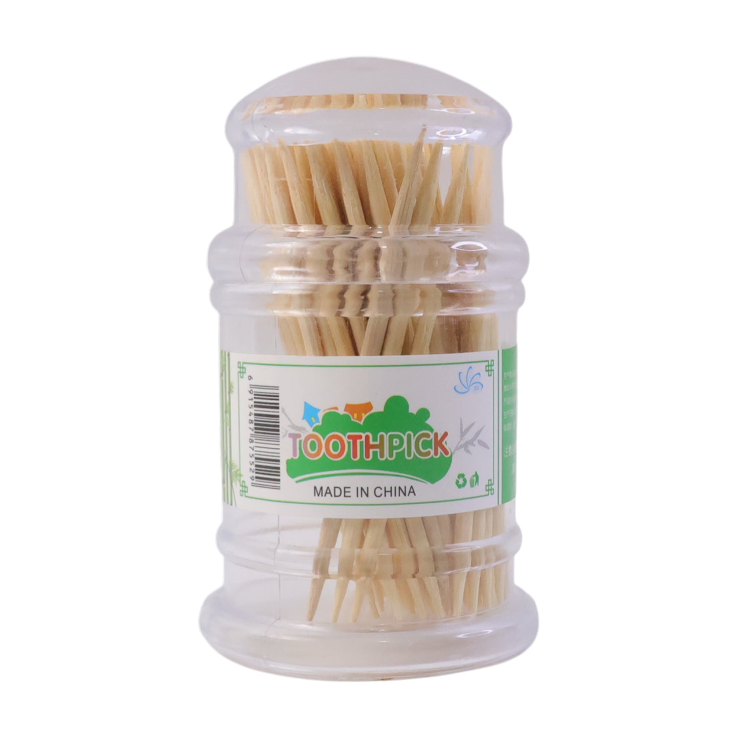 Wooden Toothpick Dispenser Set with Clear Jar - 1 Set - Happy Price - Image 4