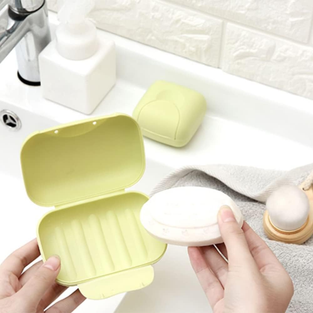 Travel Soap Case Box Plastic Soap Box With Cover Waterproof Leakproof Soap Dish For Bathroom  Travel Use (1pc) - Happy Price - Image 4