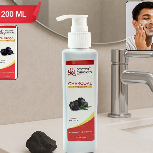Doctor Chhoices Charcoal Face Wash  200ml (1 Pc) - Happy Price - Image 1