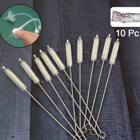 10 Pc Straw and Bottle Cleaning Brush Set for Narrow Openings - Happy Price - Image 1