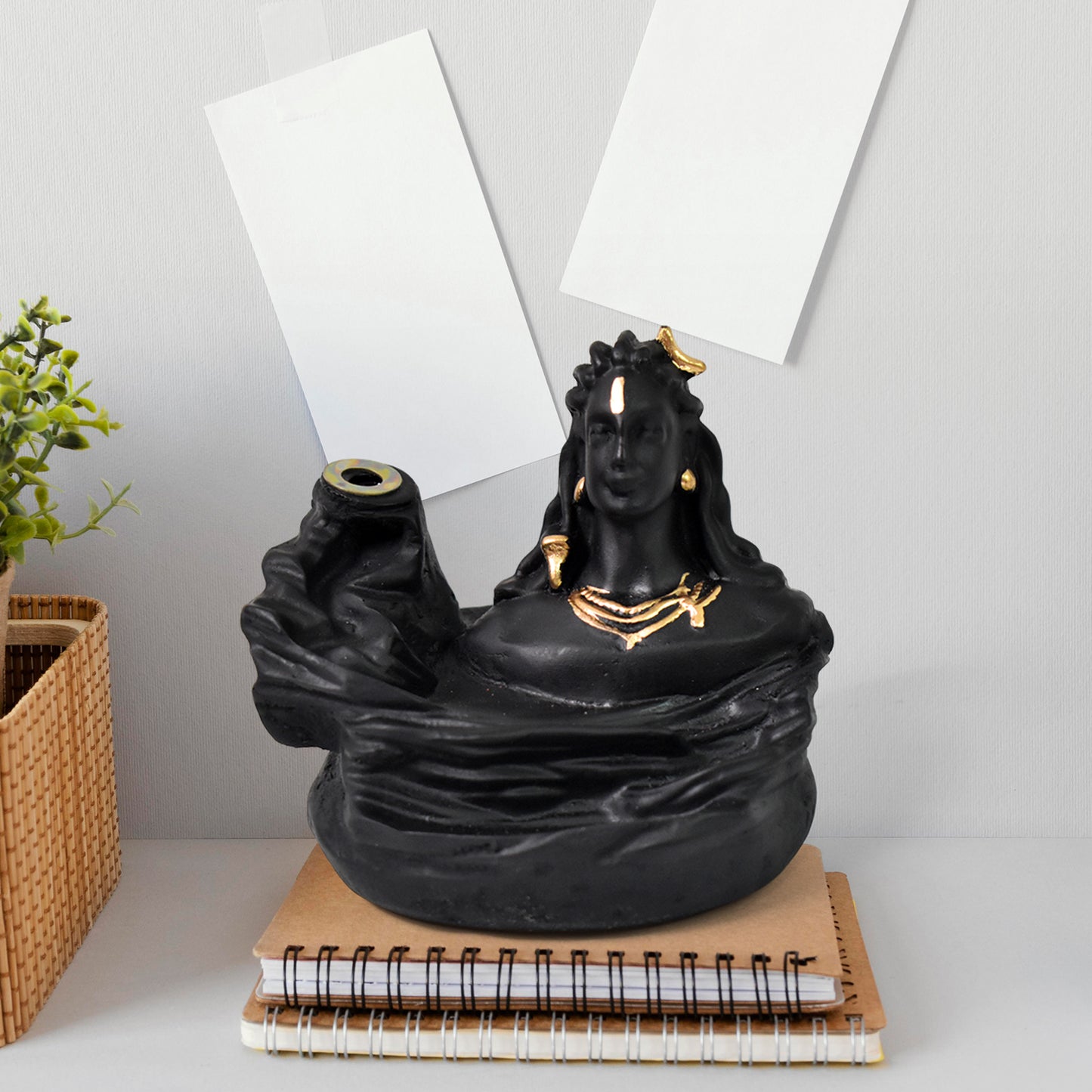 Adiyogi Shiva Backflow Smoke Fountain Incense Holder Burner (1 Pc) - Happy Price - Image 3