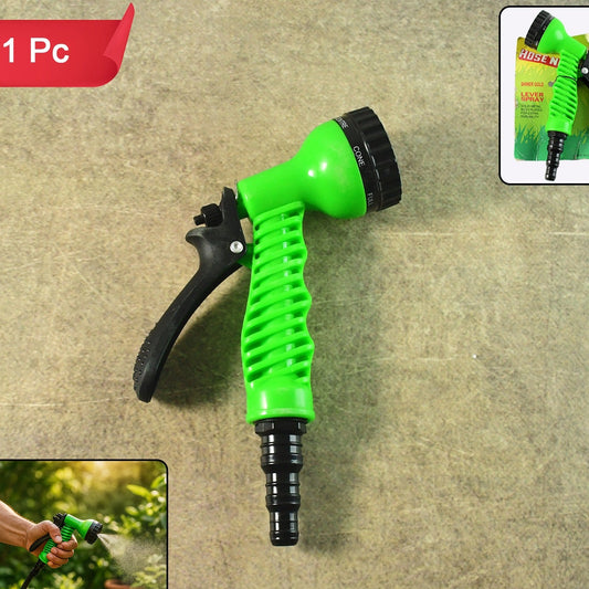 Multi-Pattern Garden Hose Nozzle with Trigger Control - 1 Pc - Happy Price - Image 1