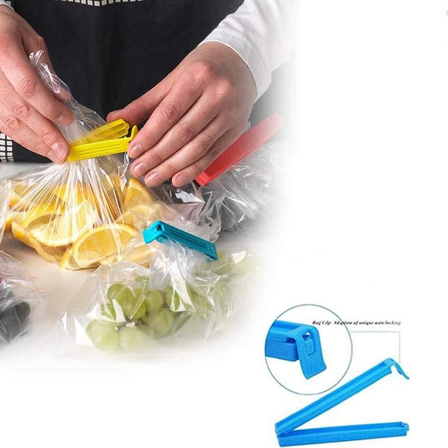 Multipurpose Plastic Pouch Sealer Clips (18 Pc) - Happy Price - Image 4