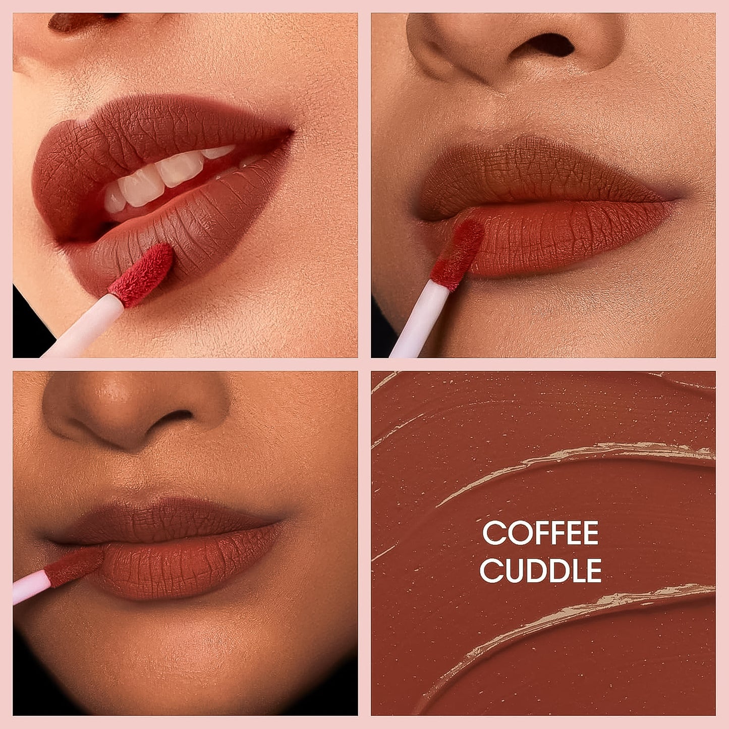 Moisture Lock Liquid Lipstick - Coffee Cuddle Shade, 4.5 ML, 1 Pc - Happy Price - Image 6