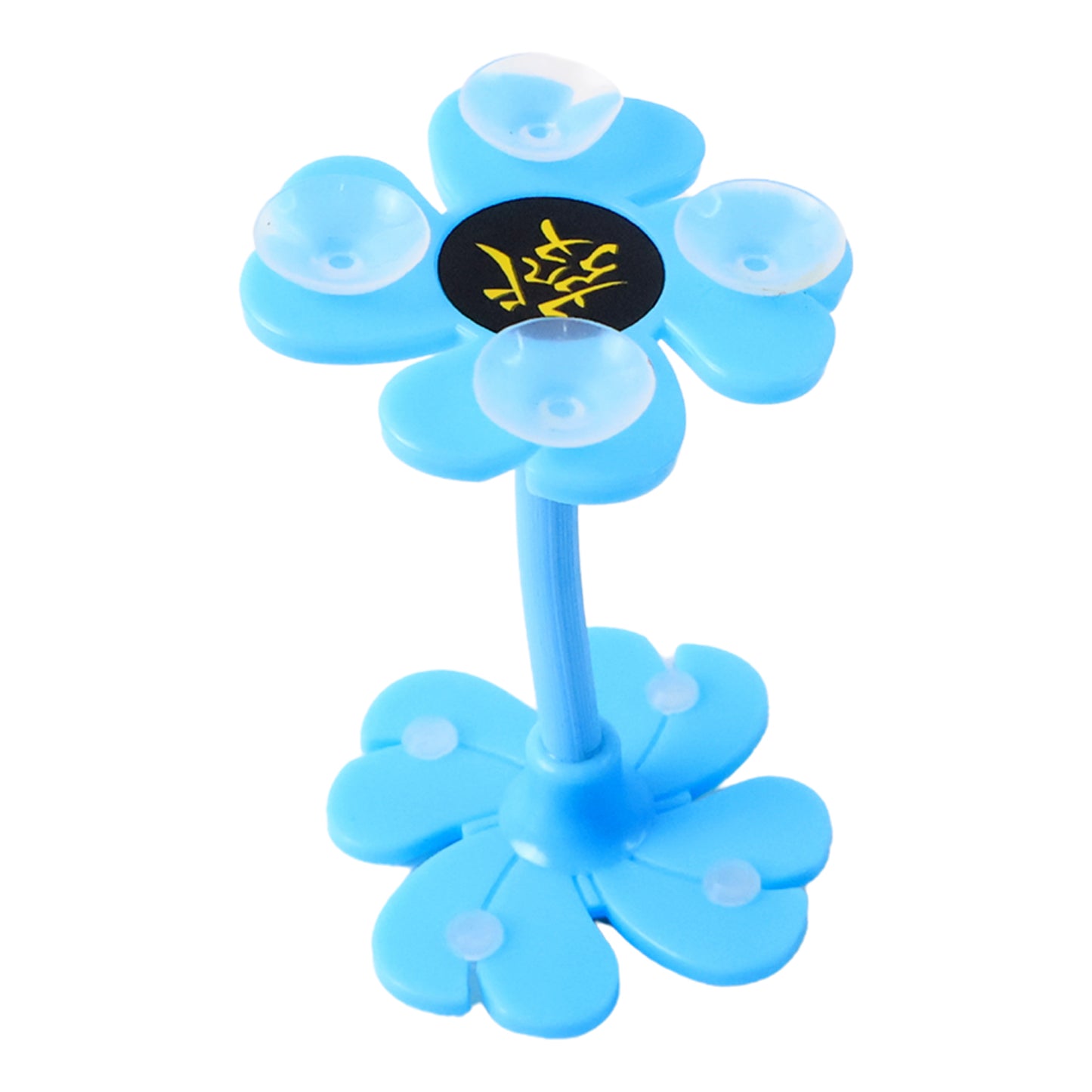 360 Rotatable Flower Shape Cellphone Holder Car  Mount Sucker Stand (Multicolored With Box)) - Happy Price - Image 2