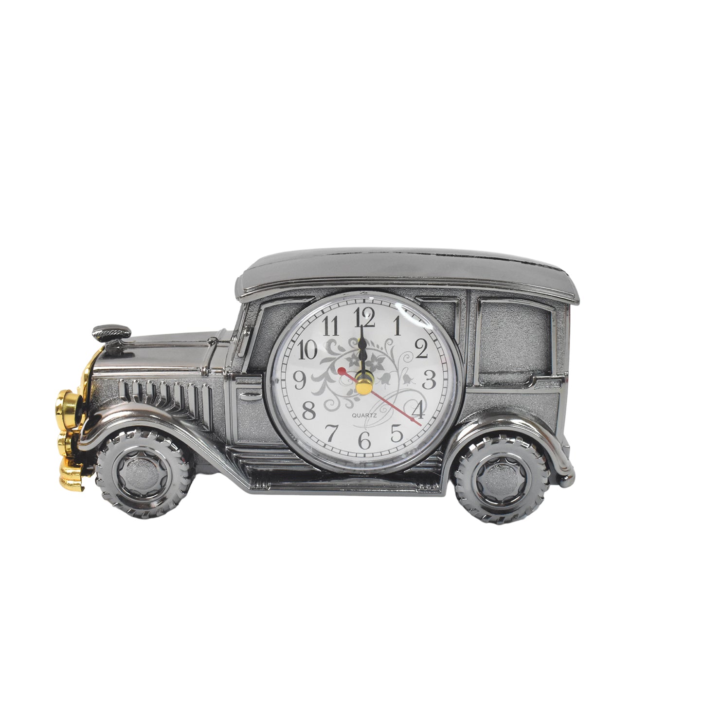 Car Shaped Alarm Clock with Pen Holder - ABS Desk Clock for Office & Bedroom - Happy Price - Image 6