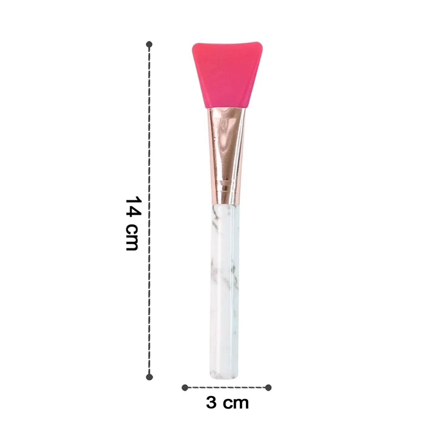 Silicone Face Mask Applicator Brush with Marble Handle (1 Pc) - Happy Price - Image 6