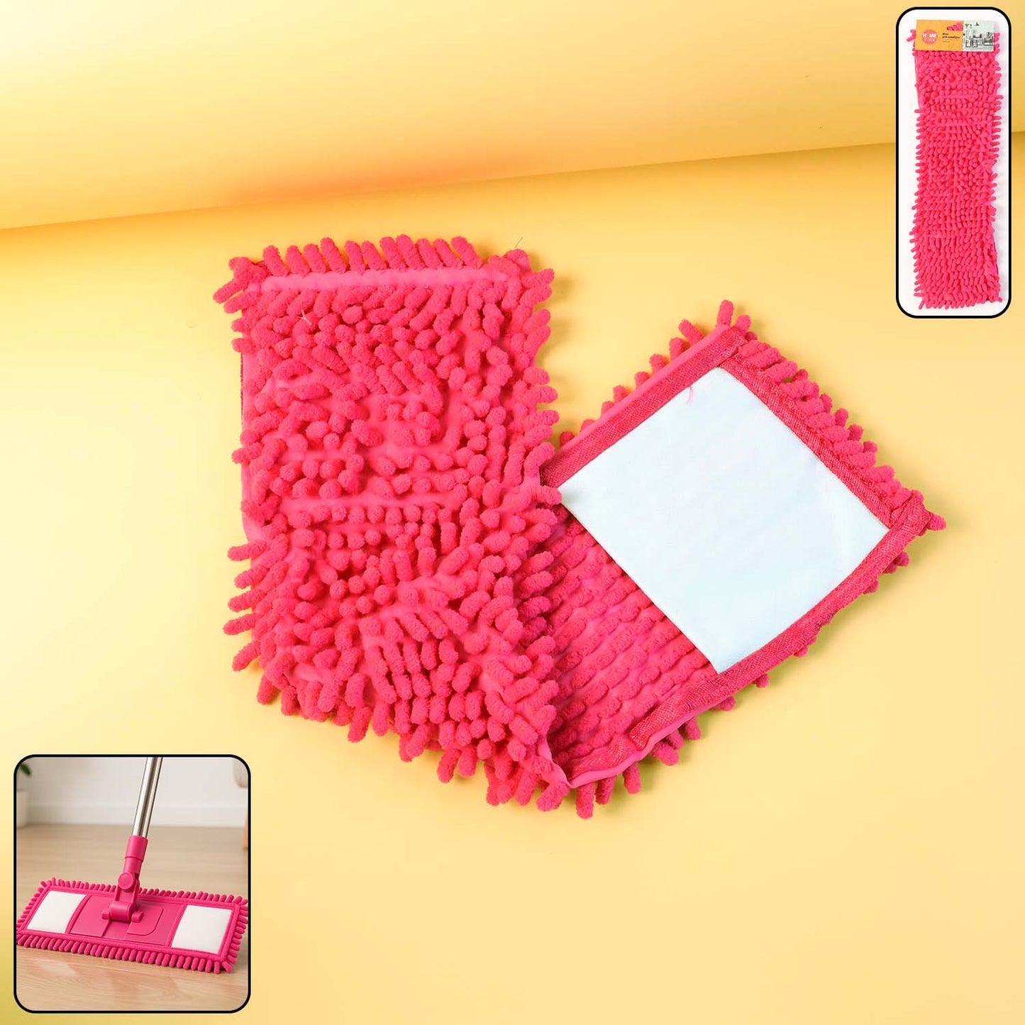 Microfiber Chenille Mop Pad Refill - 1 Pc - Happy Price - Image 2