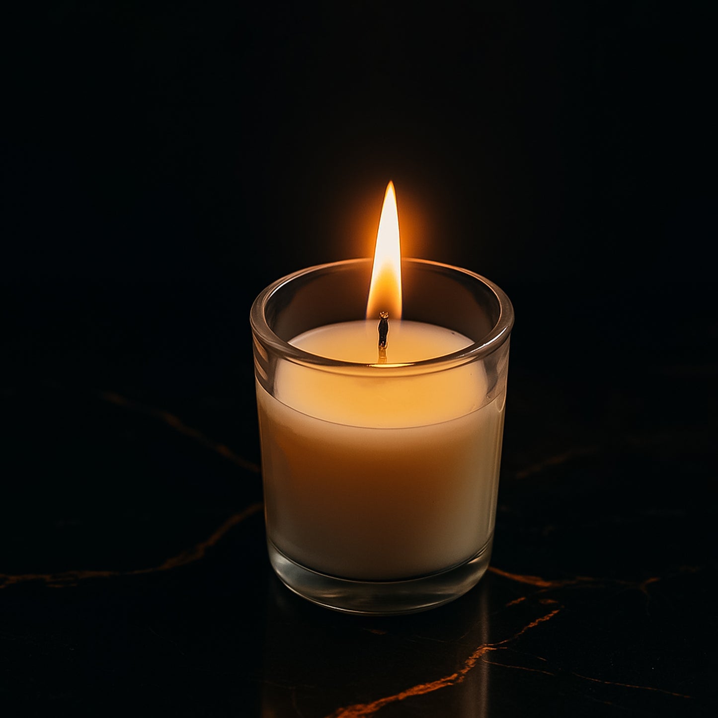 Sweet Dreams Scented Soy Blend Votive Candle in Glass Jar (50 Gm) - Happy Price - Image 7