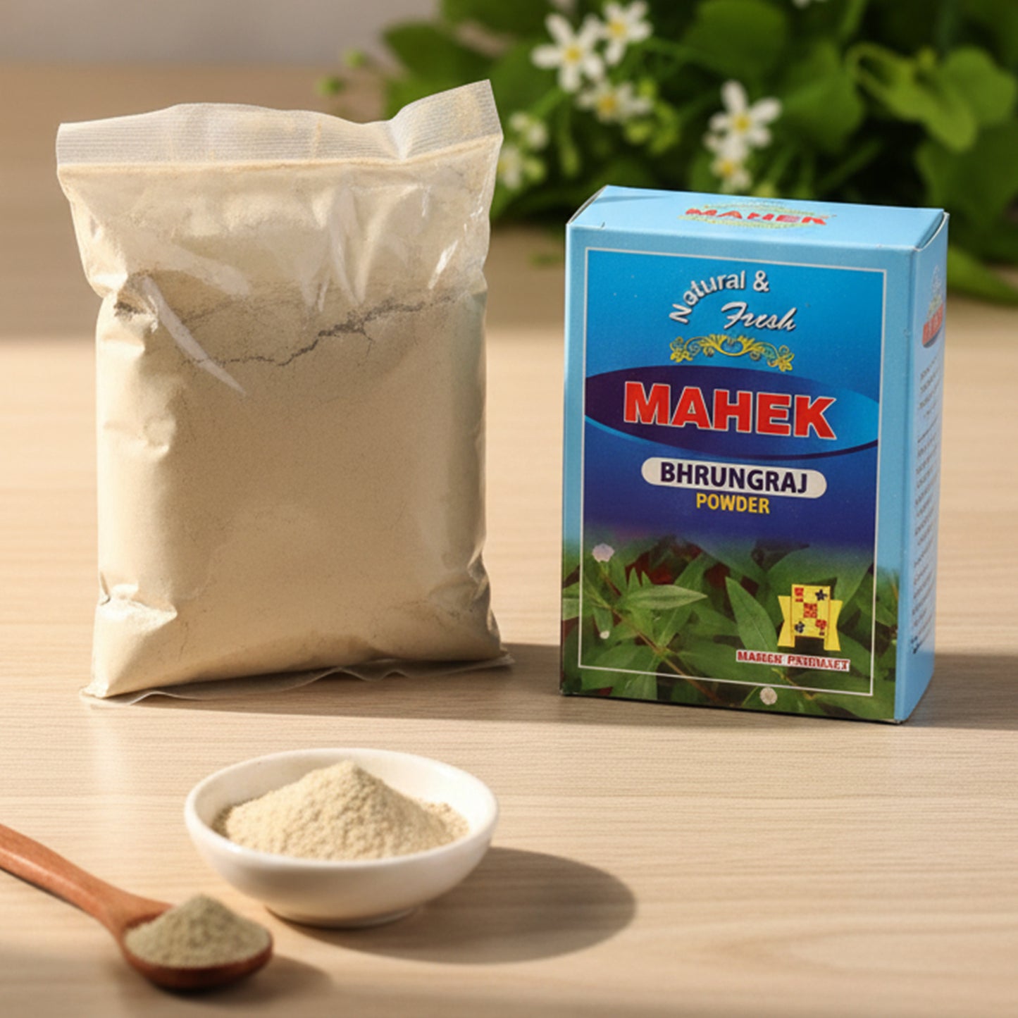 Pure Bhringraj Powder for Hair Health - 80 gm - Happy Price - Image 6