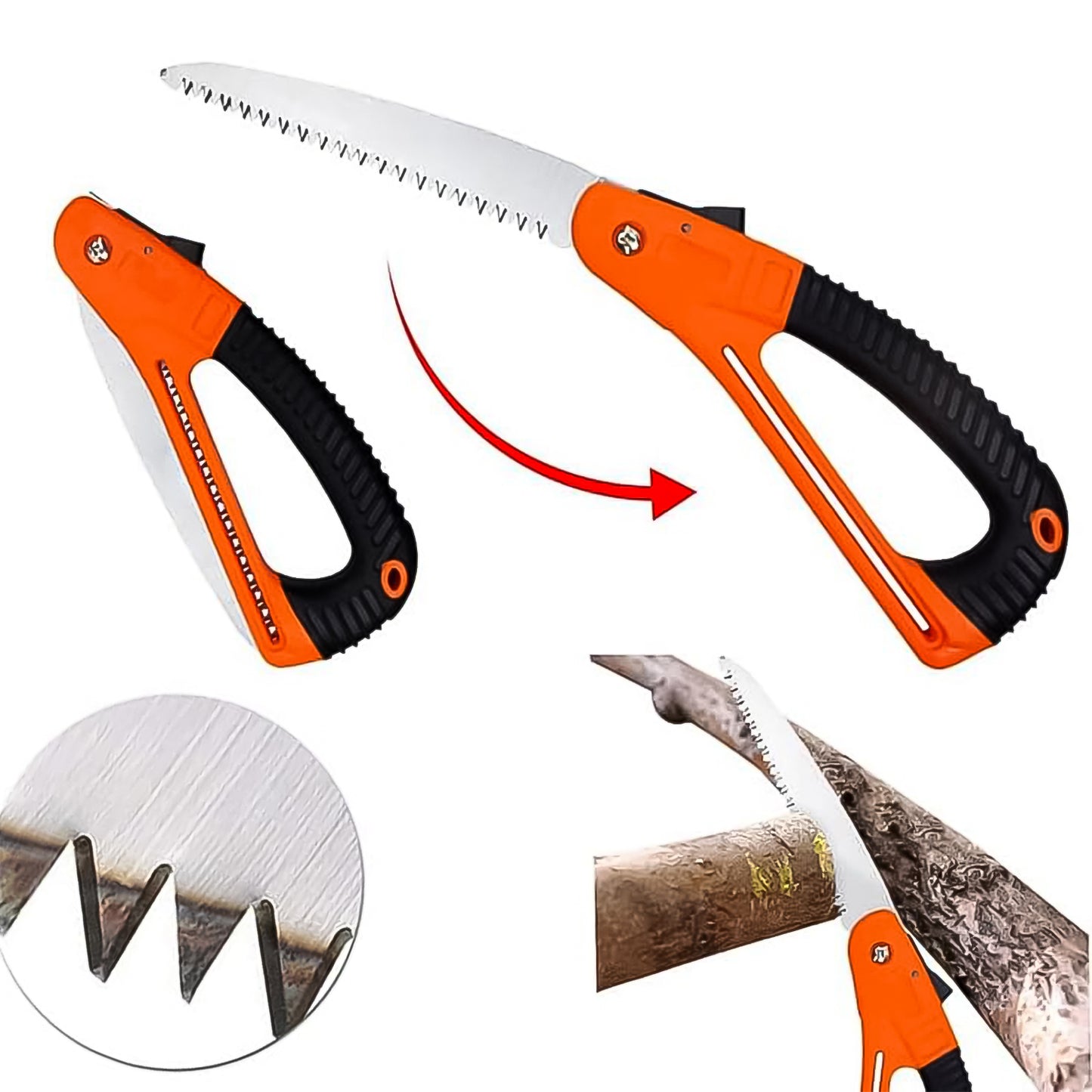 15 Inch Mini Pruning Folding Saw (1 Pc) - Happy Price - Image 2