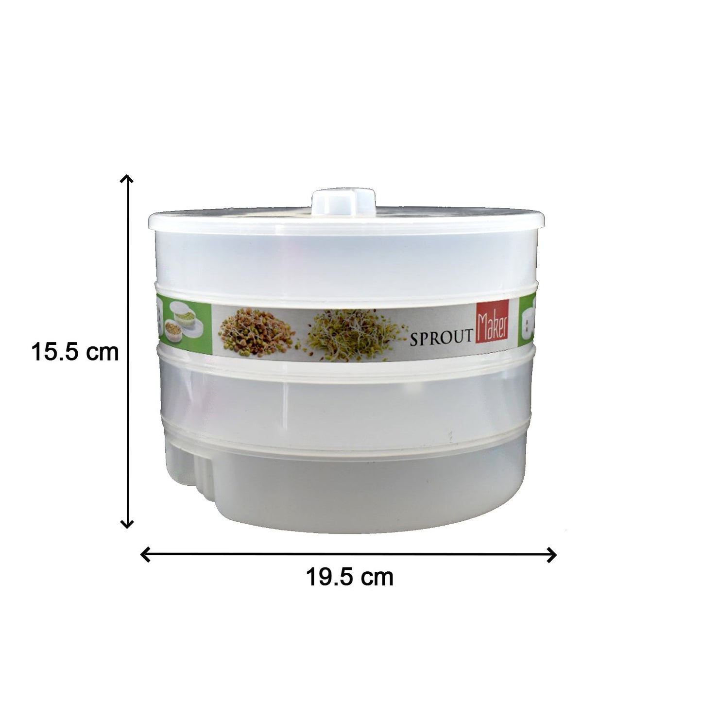 Sprout Maker 4 Layer Used In All Kinds Of Household And Kitchen Purposes For Making And Blending Of Juices And Beverages Etc. - Happy Price - Image 4
