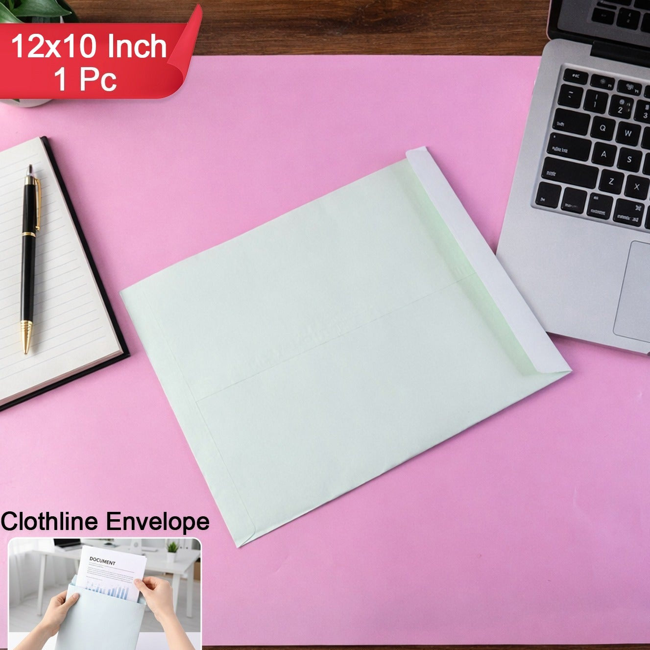 Large Kraft Paper Envelope with Self-Seal - 30x25 cm, 1 Pc - Happy Price - Image 1