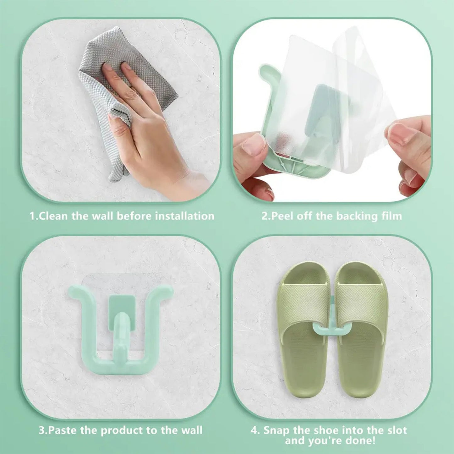 Multipurpose Wall Mounted Holder Rack (1 Pc)