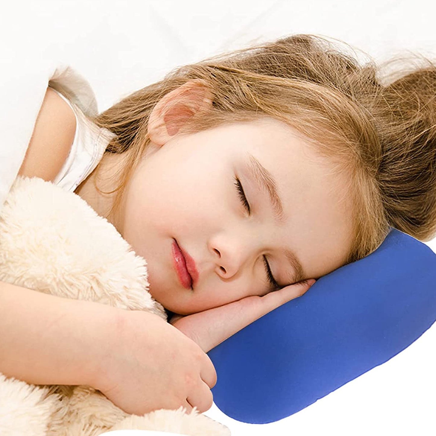 Microbead Neck Pillow for Travel - Soft Bone-Shaped Cushion for Head and Neck Support - Happy Price - Image 6