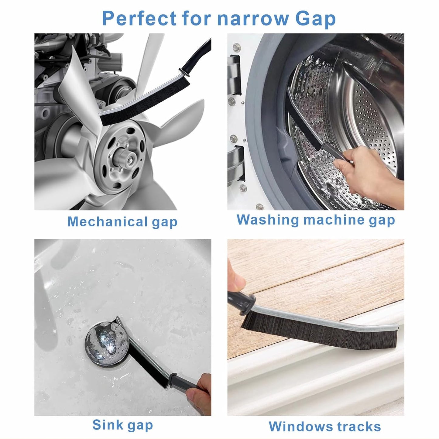 Multifunctional Crevice Cleaning Brush Gap Cleaning Brush (1 Pc  23 Cm) - Happy Price - Image 4